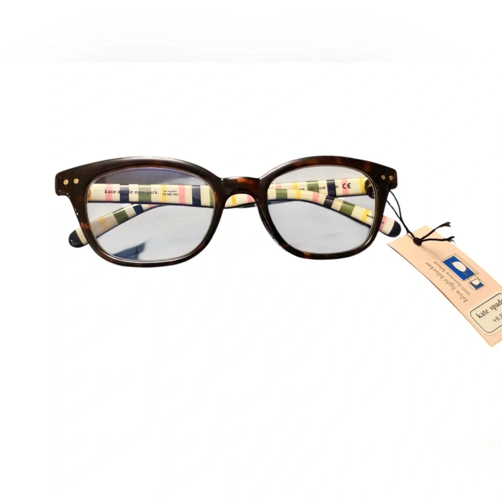 Kate Spade Rebecca Square Reading Glasses in Havana Multi| 49x19x140